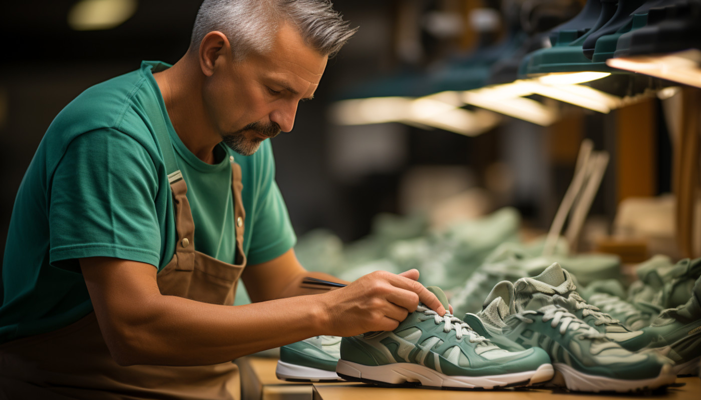 Quelles sont les étapes de fabrication de paires de baskets ?